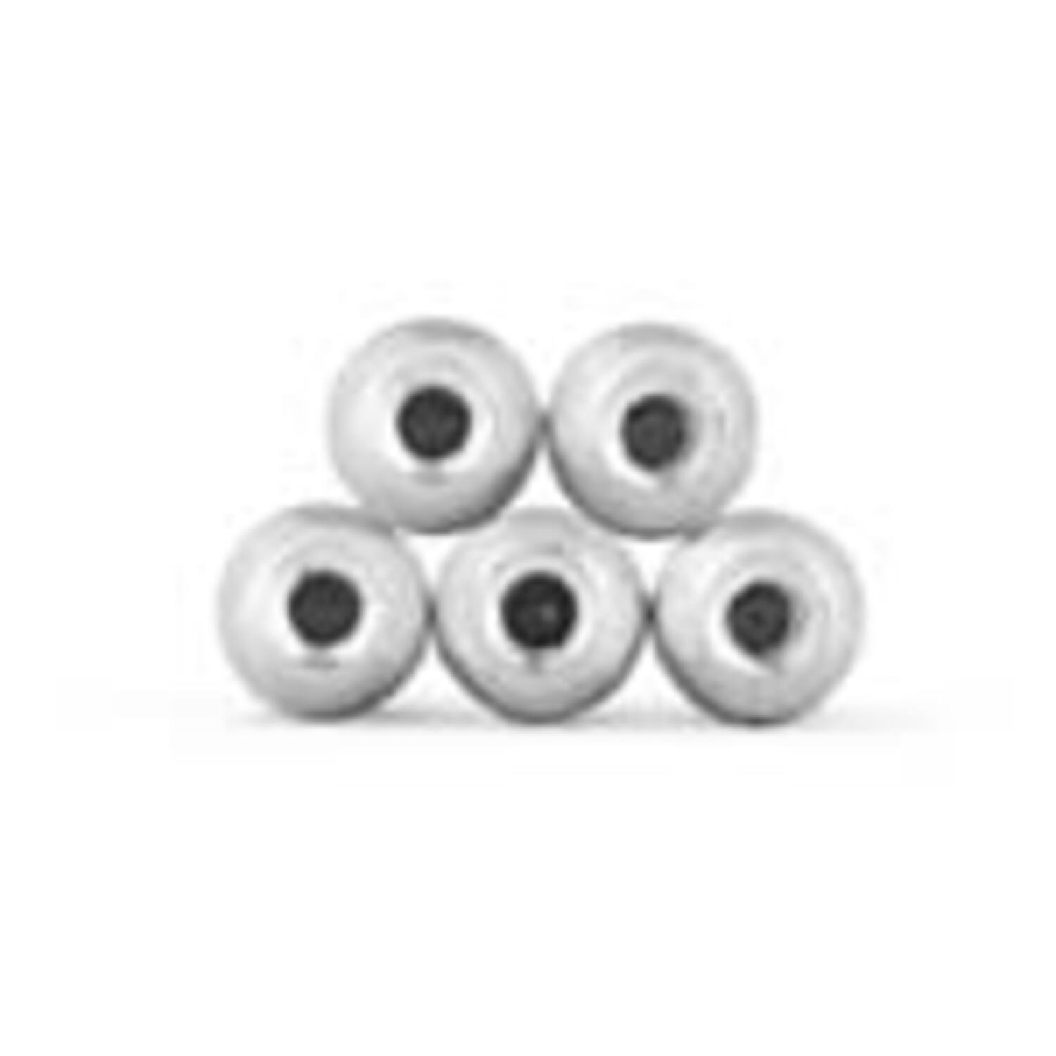 Ear Barbell Ball Silver 5 pcs S